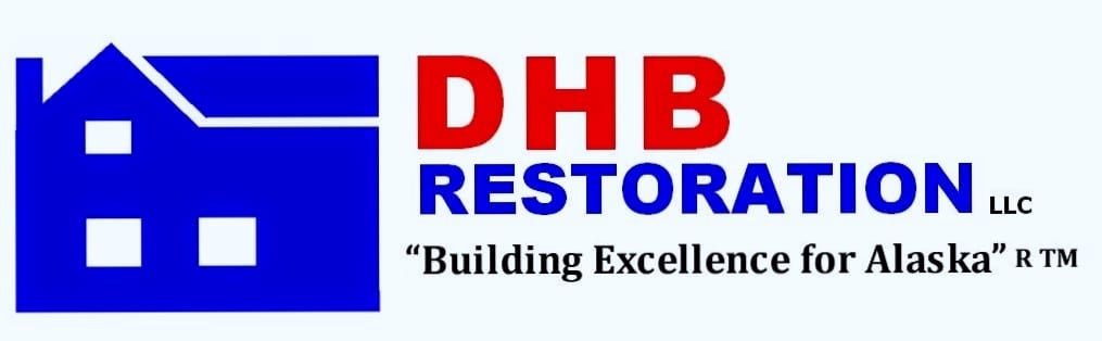 A logo of dhb restoration